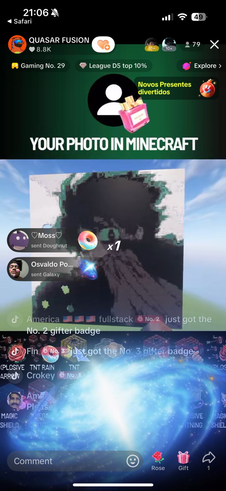 S4VCRAFT ao vivo