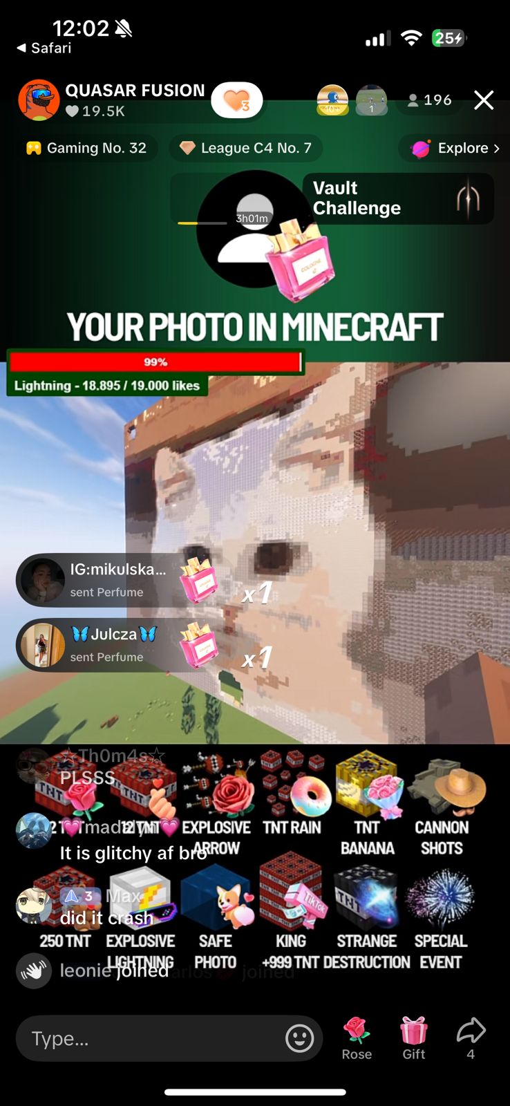 S4VCRAFT ao vivo